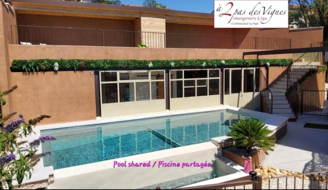 A 2 Pas Des Vignes, Hebergements Et Spa, Maison Numero 6, A Chateauneuf Du Pape Eksteriør bilde