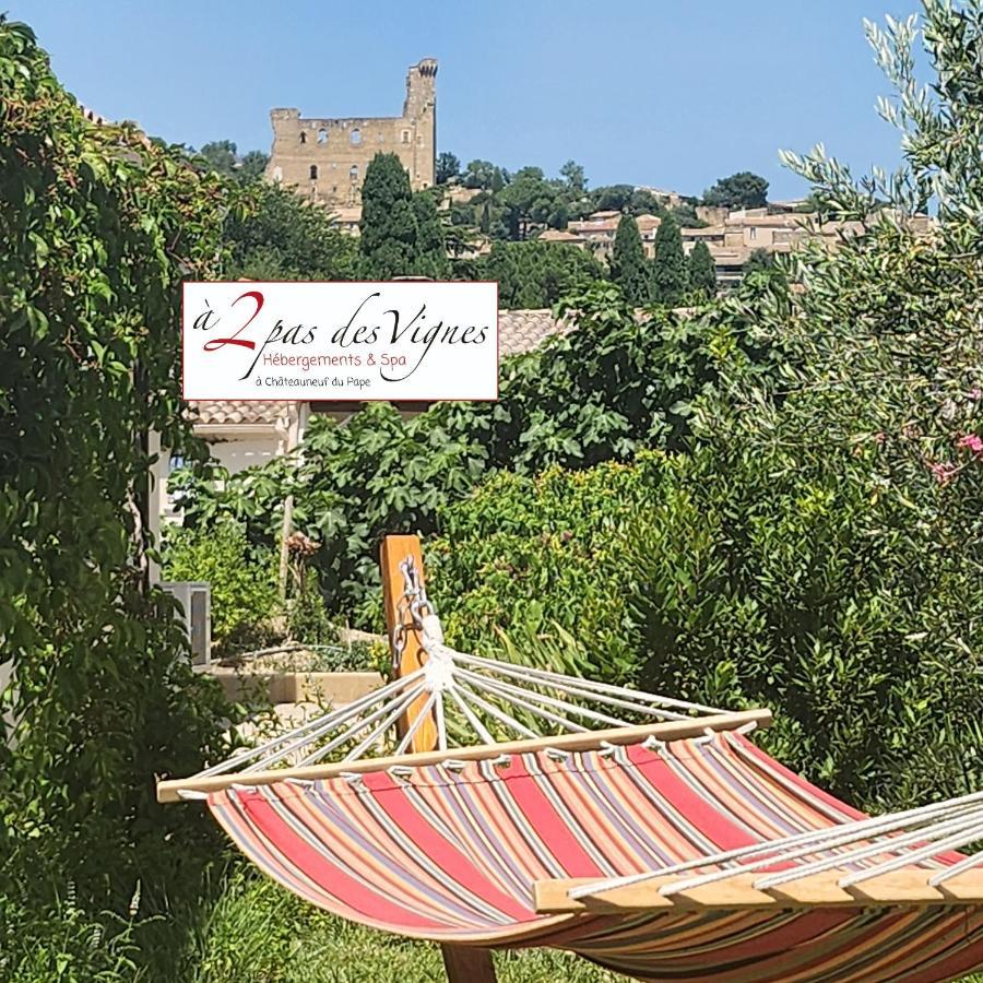 A 2 Pas Des Vignes, Hebergements Et Spa, Maison Numero 6, A Chateauneuf Du Pape Eksteriør bilde