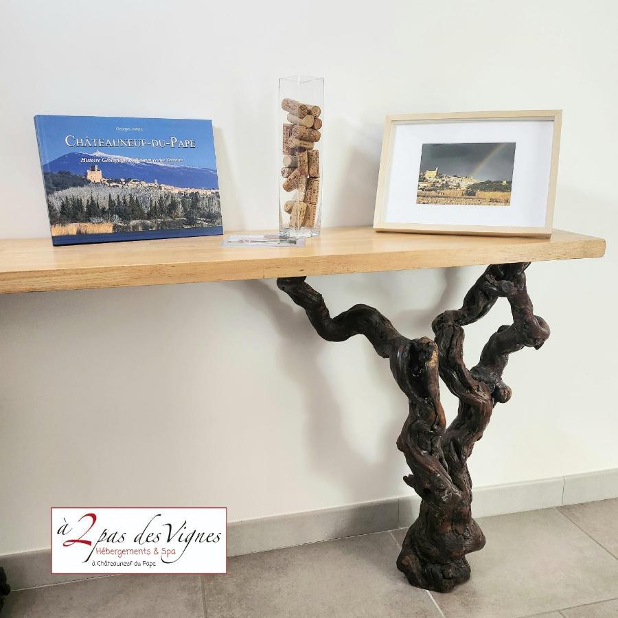 A 2 Pas Des Vignes, Hebergements Et Spa, Maison Numero 6, A Chateauneuf Du Pape Eksteriør bilde